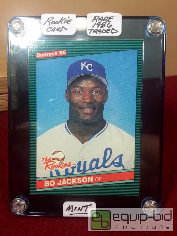 (2) RARE BO JACKSON ROOKIE CARDS 1987 DONRUSS "THE