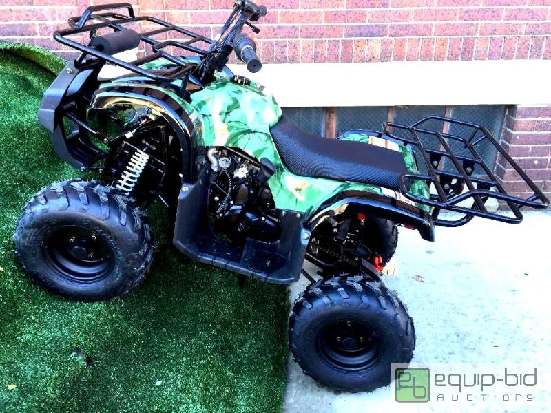 lot 1201 image: ATV-3125R  125cc Fully Automatic Mid Size- CAMOUFLAGE GREEN