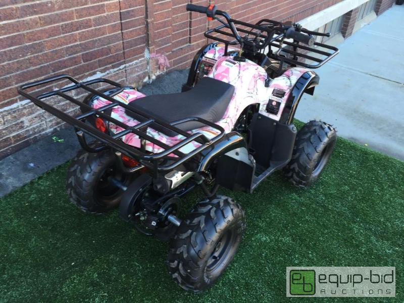 lot 1205 image: ATV-3050D- BARBED PINK CAMO 125CC AUTOMATIC