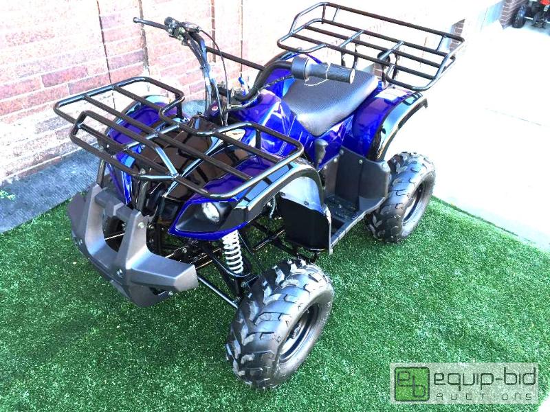 lot 1207 image: ATV-3125R  125cc Fully Automatic Mid Size- ELECTRIC BLUE