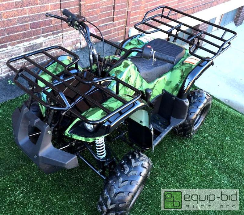 lot 1209 image: ATV-3125R  125cc Fully Automatic Mid Size- CAMOUFLAGE GREEN