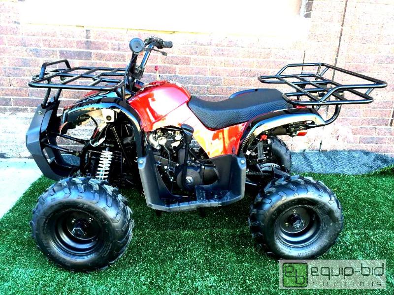 lot 1210 image: ATV-3125R  125cc Fully Automatic Mid Size- CHERRY RED
