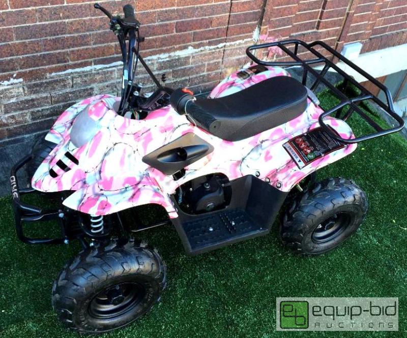 lot 1212 image: ATV-3050D- BARBED PINK CAMO 110CC AUTOMATIC