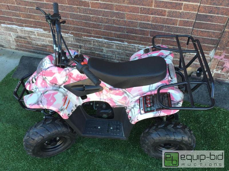lot 1216 image: ATV-3050D- BARBED PINK CAMO 110CC AUTOMATIC