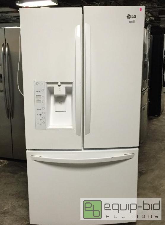 lot 125-3 image: LG Super-Capacity 3 Door French Door Refrigerator with Smart Cooling Plus technology