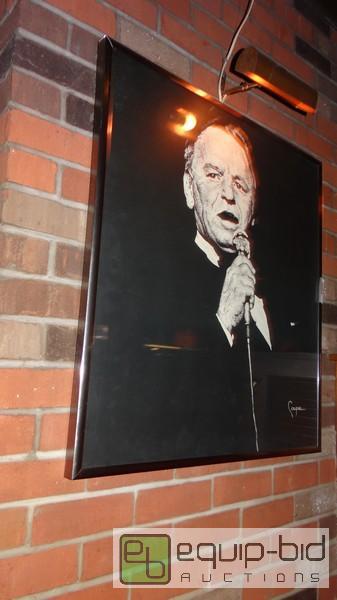 lot 943 image: Framed Sinatra Decorative Print