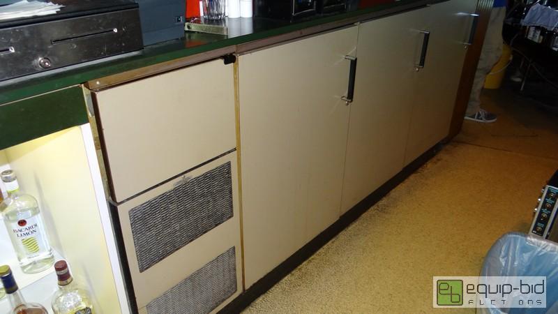 lot 956 image: Perlick Under Counter 3 Door Beer Cooler