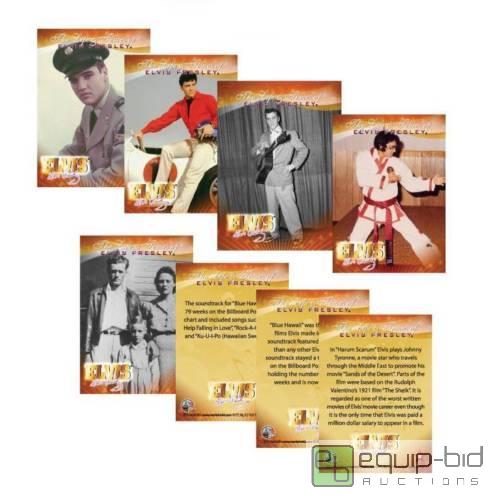 lot 1059 image: 2010 ELVIS PRESLEY 50 Card Complete Set Life & Times Factory Sealed VERY RARE - GRADED VALUE $99
