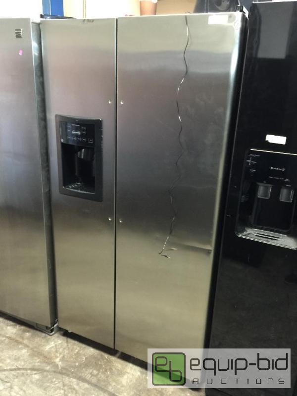 lot 1322 image: GE Profile Arctica 25.3 Cu. Ft. Side-By-Side Refrigerator