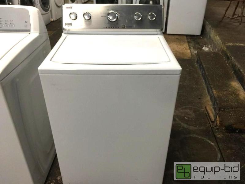 lot 5033 image: Maytag 3.8 cu. ft. HE Top Load Washer with Fountain Impeller