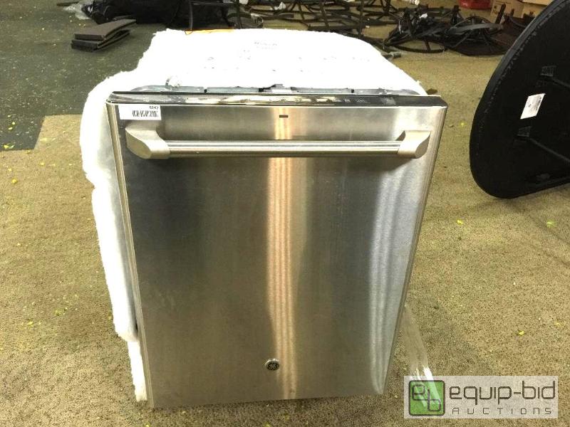 lot 5047 image: GE Caf Series Stainless Interior Built-In Dishwasher with Hidden Controls