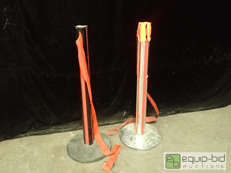 lot 3044 image: A Pair Escort VIP Stands with Ropes