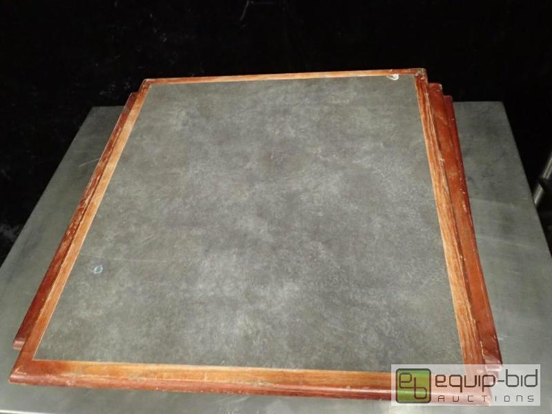 lot 3059 image: (3) Square Wood Table Tops