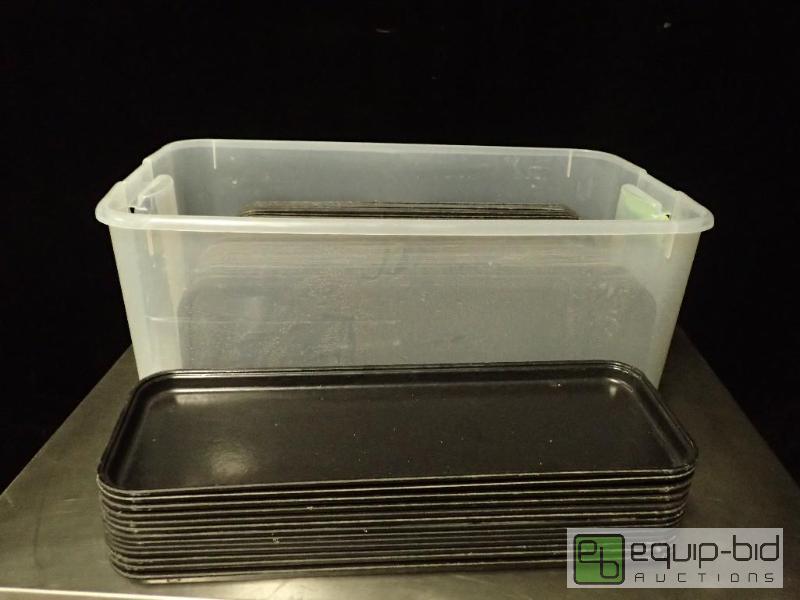 lot 3084 image: Plastic Full Size Dough Pans