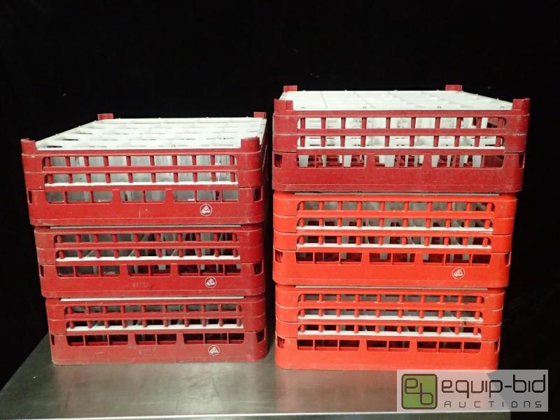 lot 3112 image: (6) Plastic Dishwashing Cup Trays
