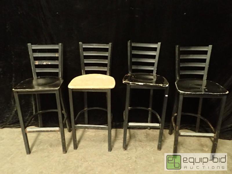 lot 3149 image: (4) Bar Height Chairs