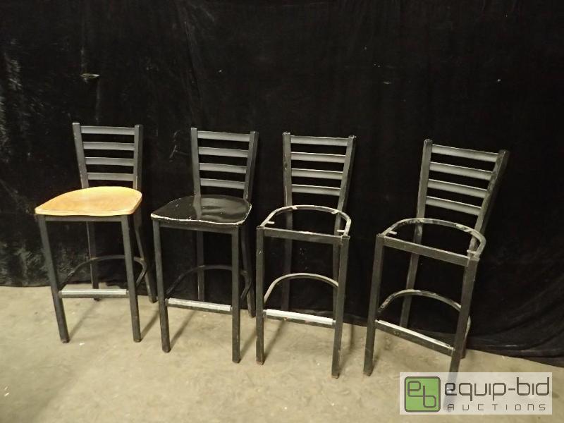 lot 3155 image: (4) Bar Height Chairs