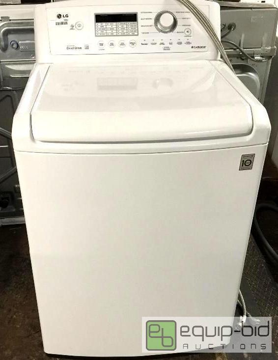 lot 5060 image: LG 4.5 cu. ft. Ultra Large Capacity Top Load Washer Featuring Powerful StainCare Technology