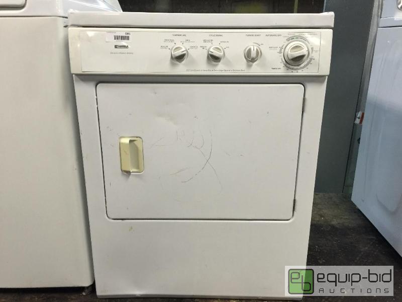 lot 5061 image: Kenmore Front Load Dryer with Stainless Steel Drum Heavy Duty Extra Large Capacity 27 Wide