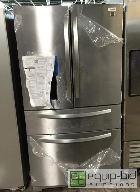 lot 510-1 image: Kenmore  French Door Refrigerator w Fresh Storage Drawer - Stainless Steel