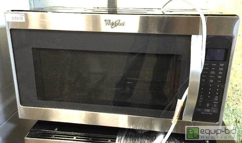 lot 5121 image: WHIRLPOOL 2.0 cu. ft. Over the Range Microwave with CleanRelease Non-Stick Interior