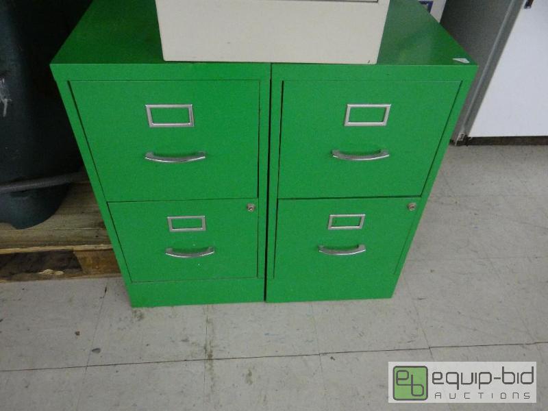 lot 1566 image: Lot of 3 file cabinets....