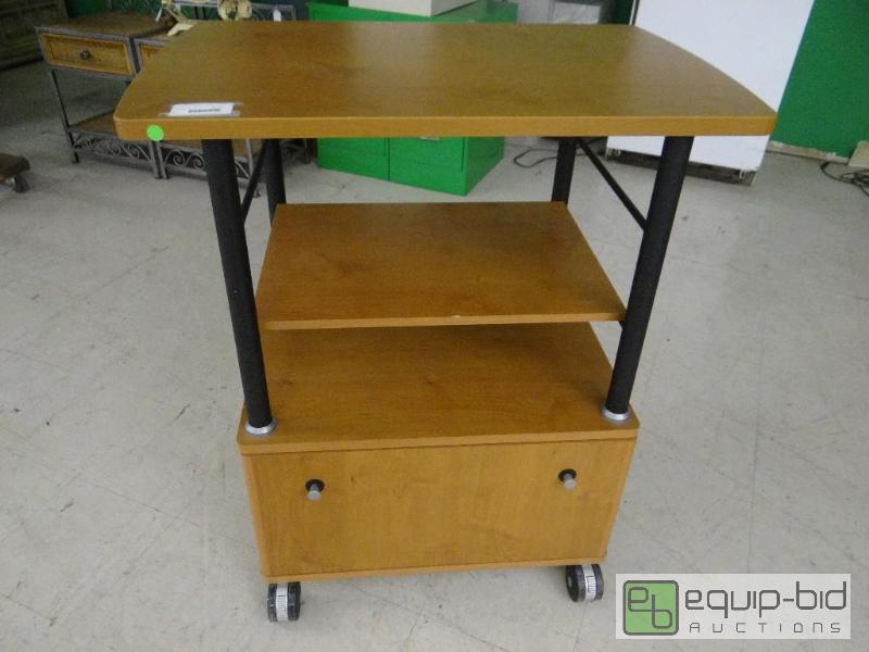 lot 1569 image: Very nice rolling cart with drawer....