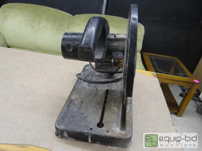 lot 1631 image: Drill master 14&quot cut off saw with blade....