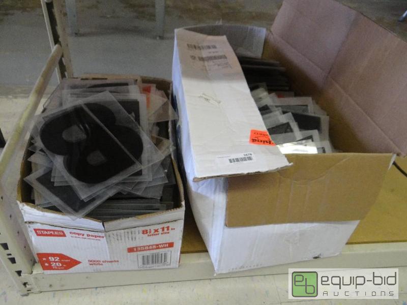 lot 1678 image: 2 boxes of various sign letters....