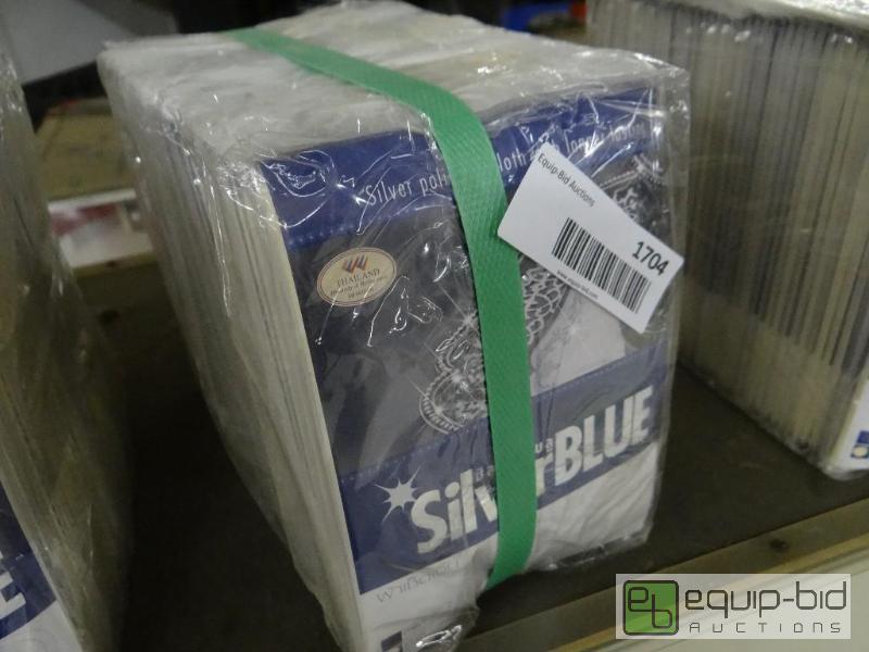lot 1704 image: Bundle of 50 packages of silver blue.  Silver...