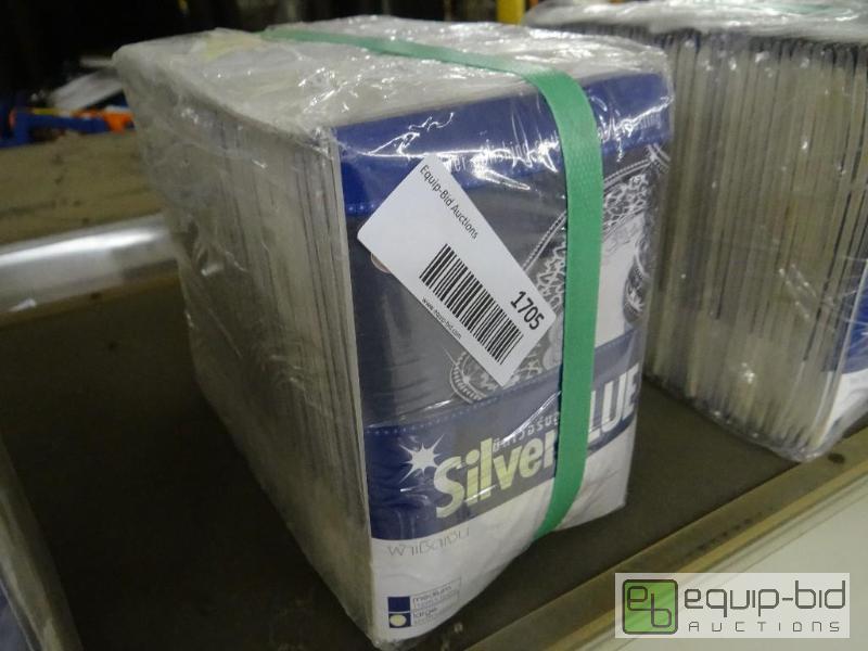 lot 1705 image: Bundle of 50 packages of silver blue.  Silver...