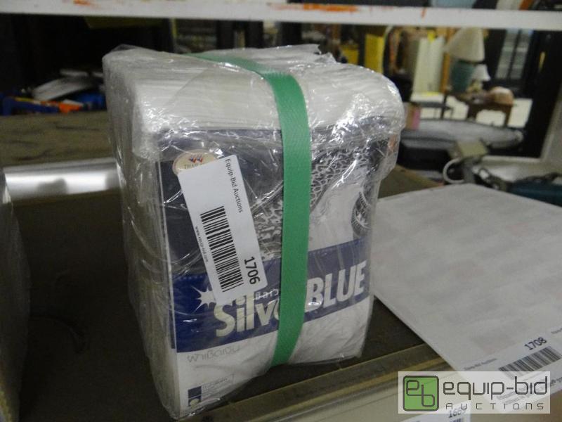 lot 1706 image: Bundle of 50 packages of silver blue.  Silver...
