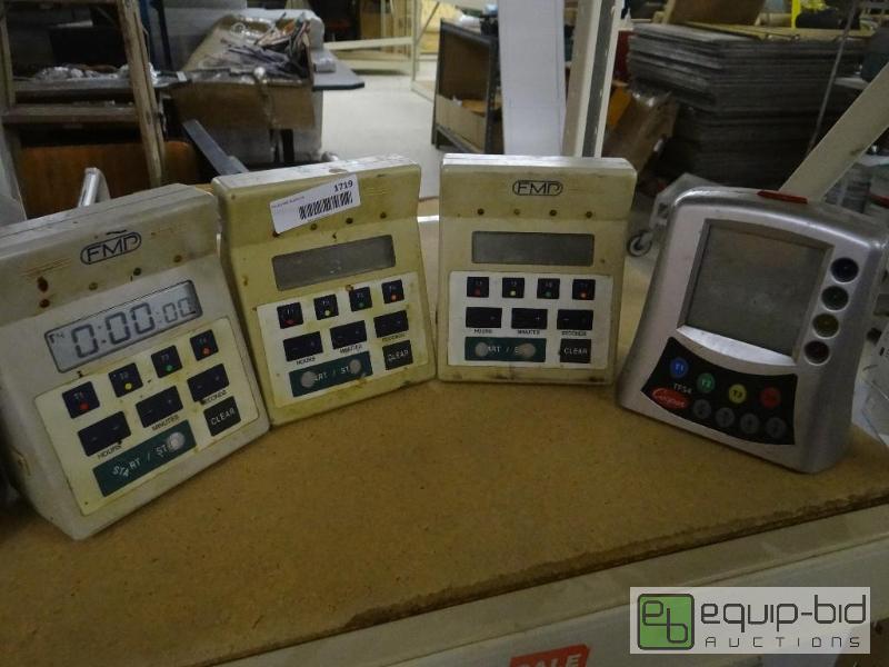 lot 1719 image: 3 FMP timers and 1 Cooper timer....