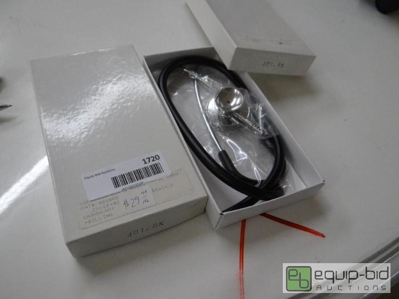 lot 1720 image: Lot of 2 new in box stethoscopes....