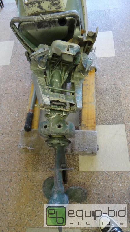 lot 468 image: Johnson 25 hp motor. Model-RD-17.  Serial#121...