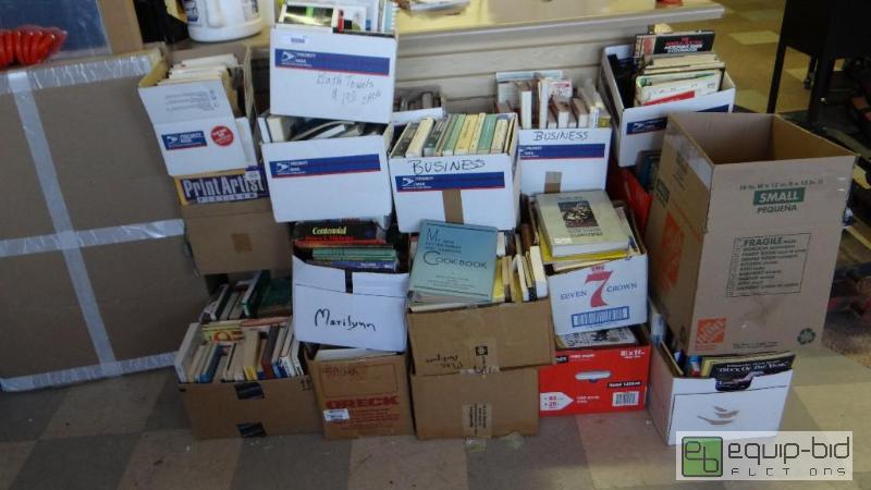 lot 474 image: HUGE lot of approx. 20 boxes of various books...