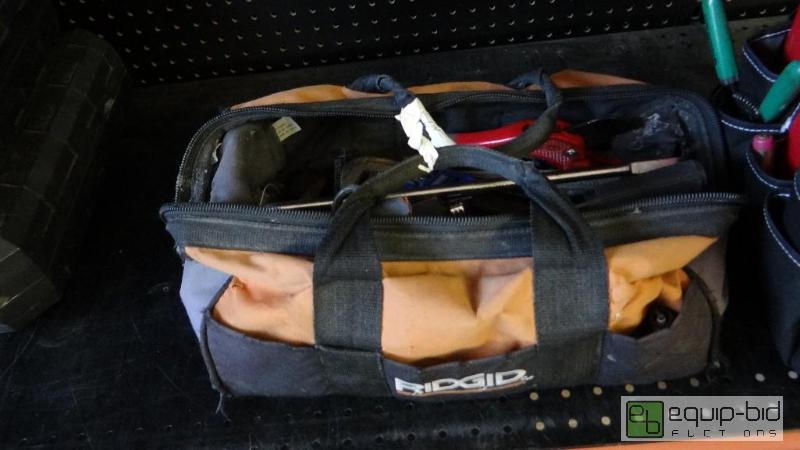 lot 481 image: 2 tool bags with various tools....