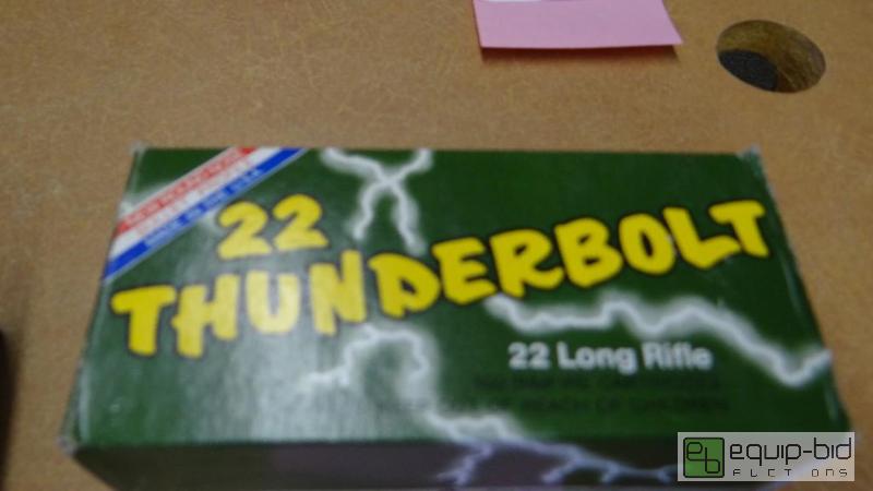 lot 501 image: Thunderbolt 22 long rifle. Box of 500....