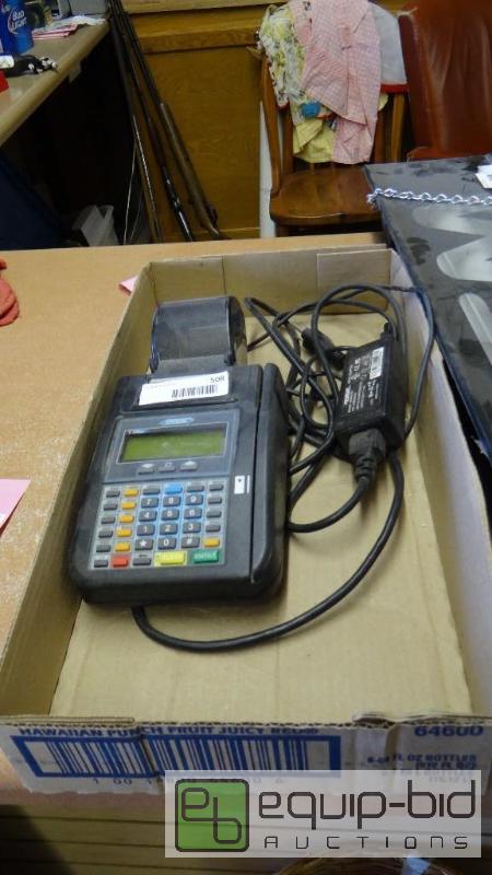 lot 508 image: ATM sign, hypercom credit card machine....