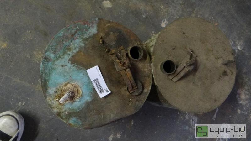 lot 556 image: Old copper containers....