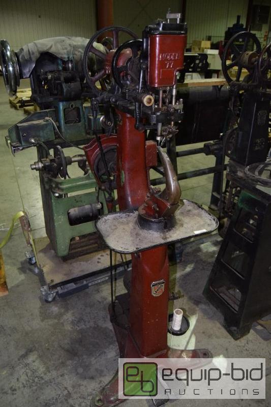 LANDIS CHAINSTITCH McKAY STITCHER Model 77 Op... Ammo, Leather Sewing