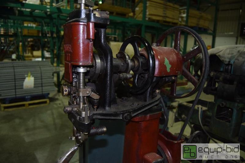 LANDIS CHAINSTITCH McKAY STITCHER Model 77 Op... Ammo, Leather Sewing