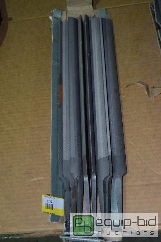 lot 1339 image: New 8 qty Nicholson 05190N 14&quot Half Roun...