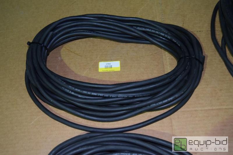 lot 1342 image: New 4GA Welding Cable 600 volt 50 feet...