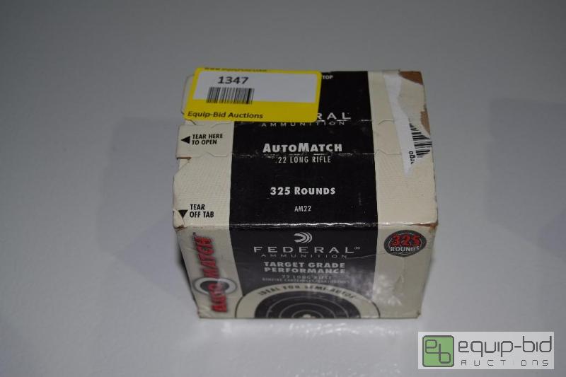 lot 1347 image: 325 rounds 22lr...