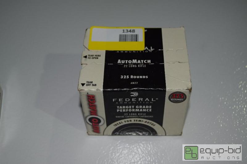 lot 1348 image: 325 rounds 22lr...