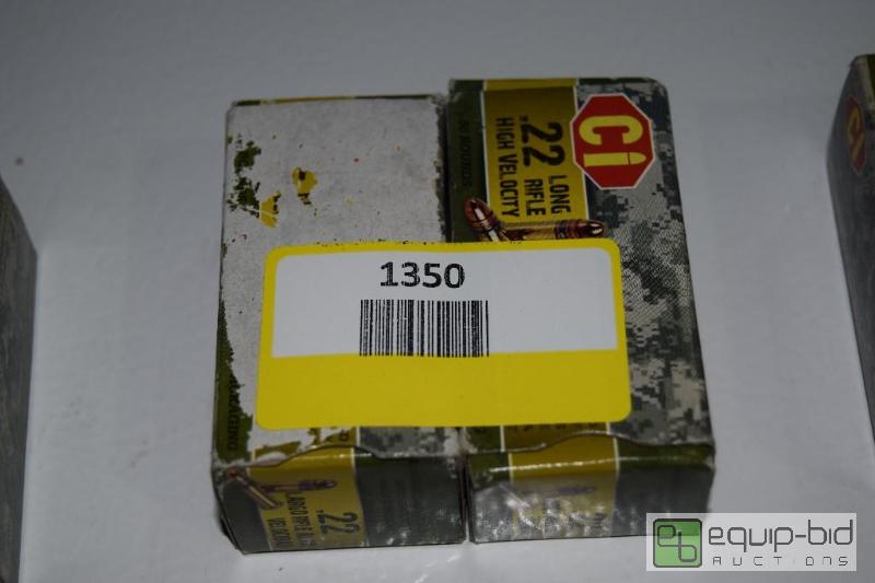 lot 1350 image: 100 rounds of 22lr...