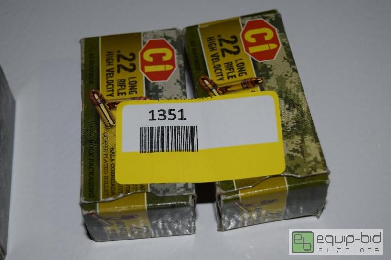 lot 1351 image: 100 rounds of 22lr...