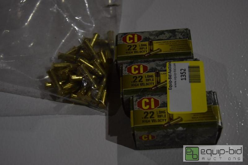 lot 1352 image: 188&nbsp&nbsprounds of 22lr...