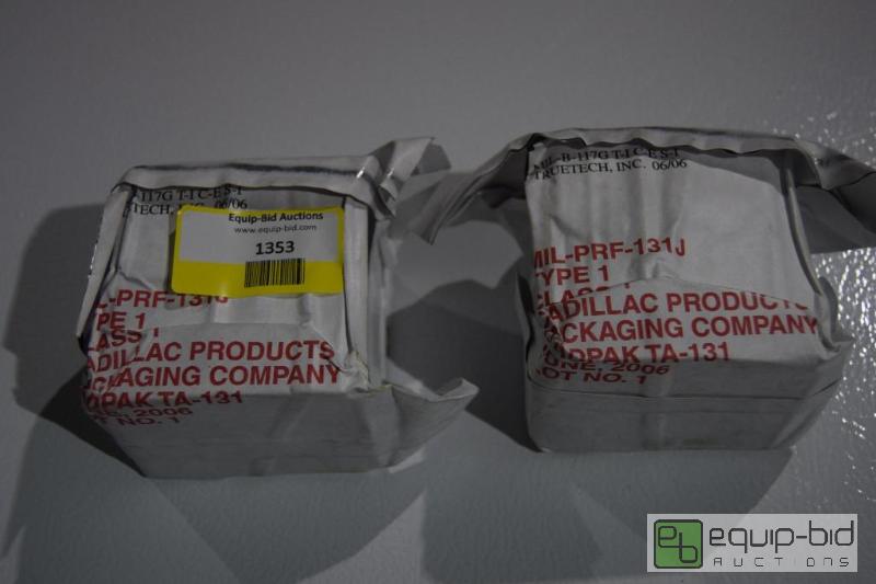 lot 1353 image: new 2 qty M9 chemical agent detector paper...